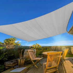 10'X10' Light Grey HDPE Sunshade Sail (Option: Defaulttitle) 10'X10' Light Grey HDPE Sunshade Sail (Option: Defaulttitle)